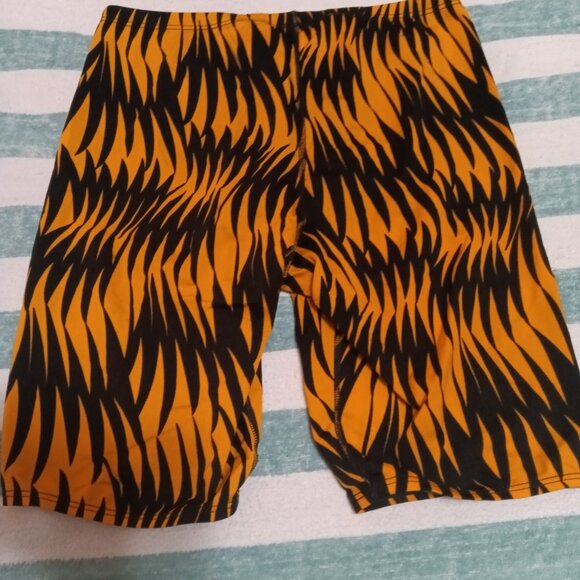 DOLFIN SWIM JAMMER, ORANGE AND BLACK PRINT, SIZE "32", (Pre-Owned) - Picture 2 of 7